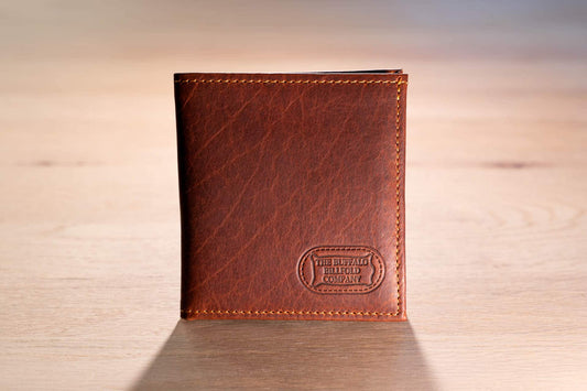 Bison Leather Hipster Wallet