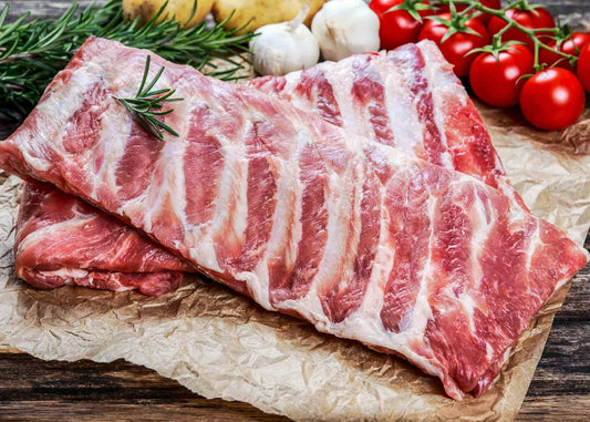 pork spare ribs northstar bison north star bison pork corn and soy free non gmo pork organically raised