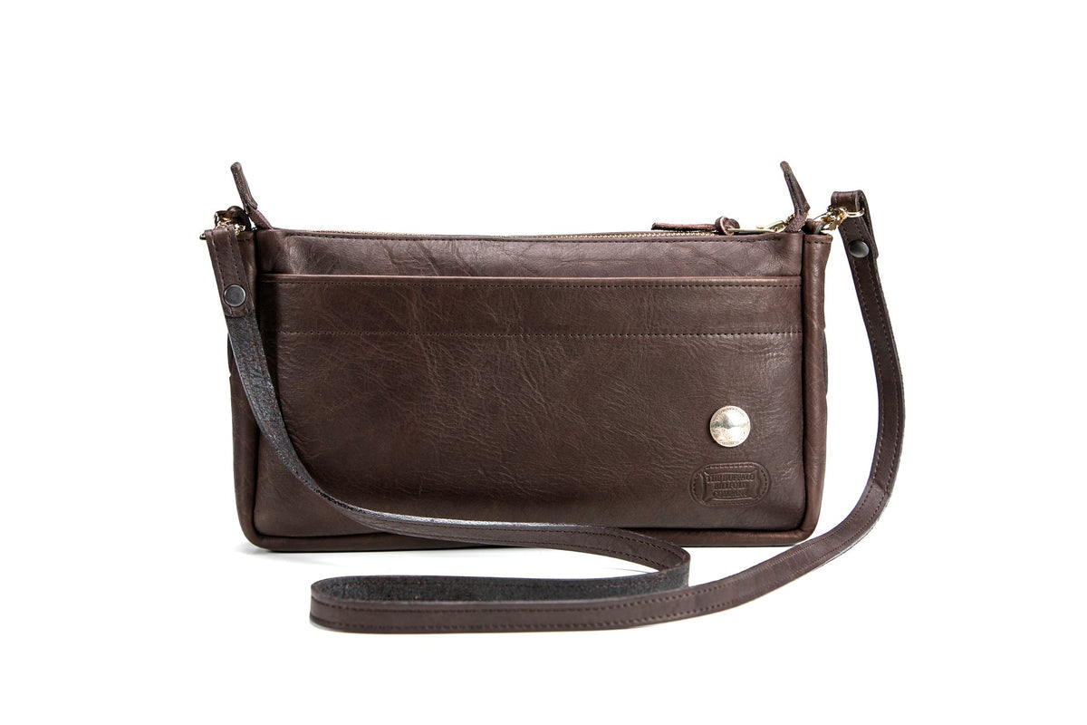 KW Bison Leather Purse - Cross Body