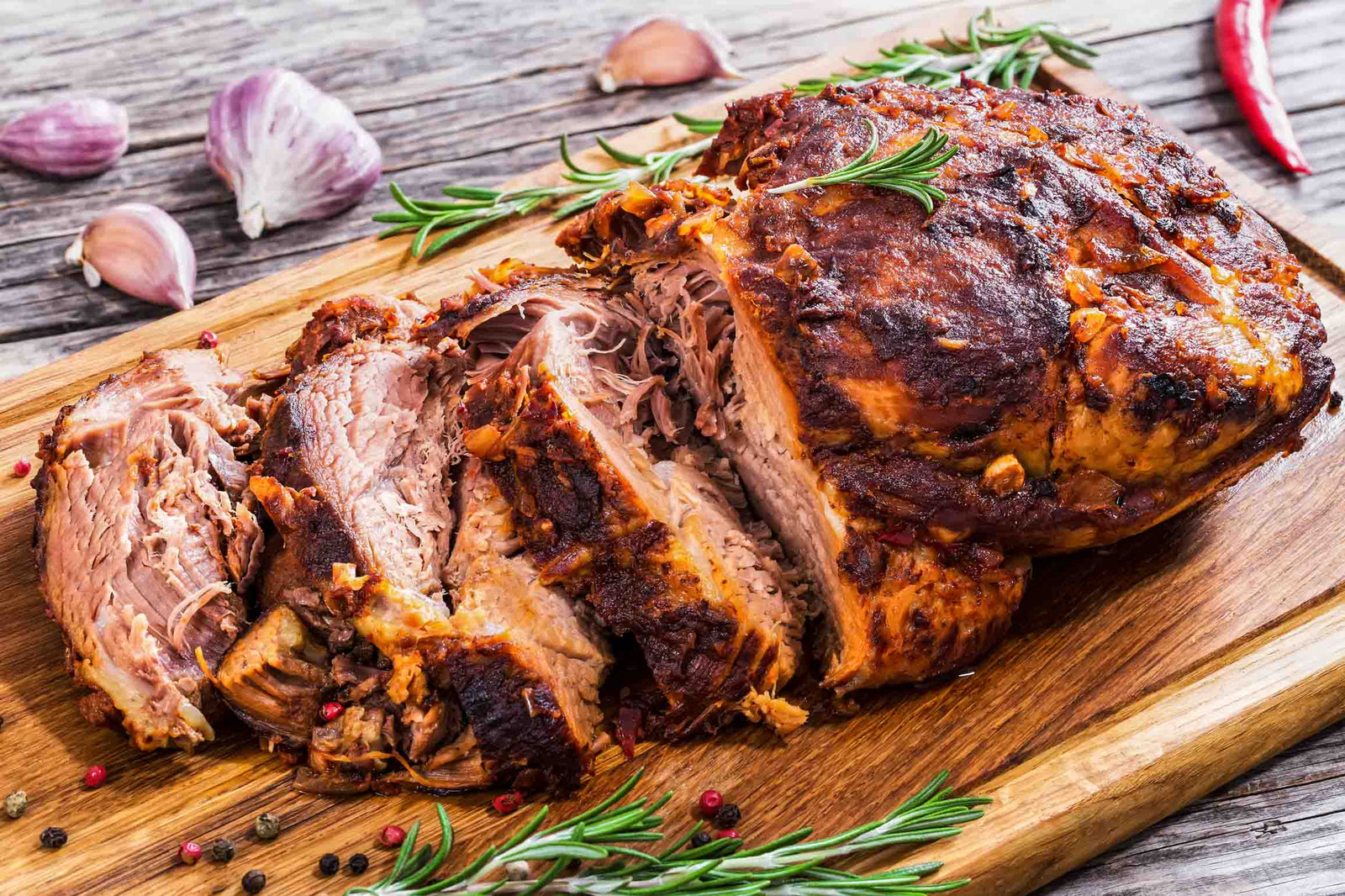 Non-GMO Pastured pork roast bone in savory organically raised glyphosate-free soy free gluten free celiac crones disease gut health grass Northstar Bison as nature intended wild hog