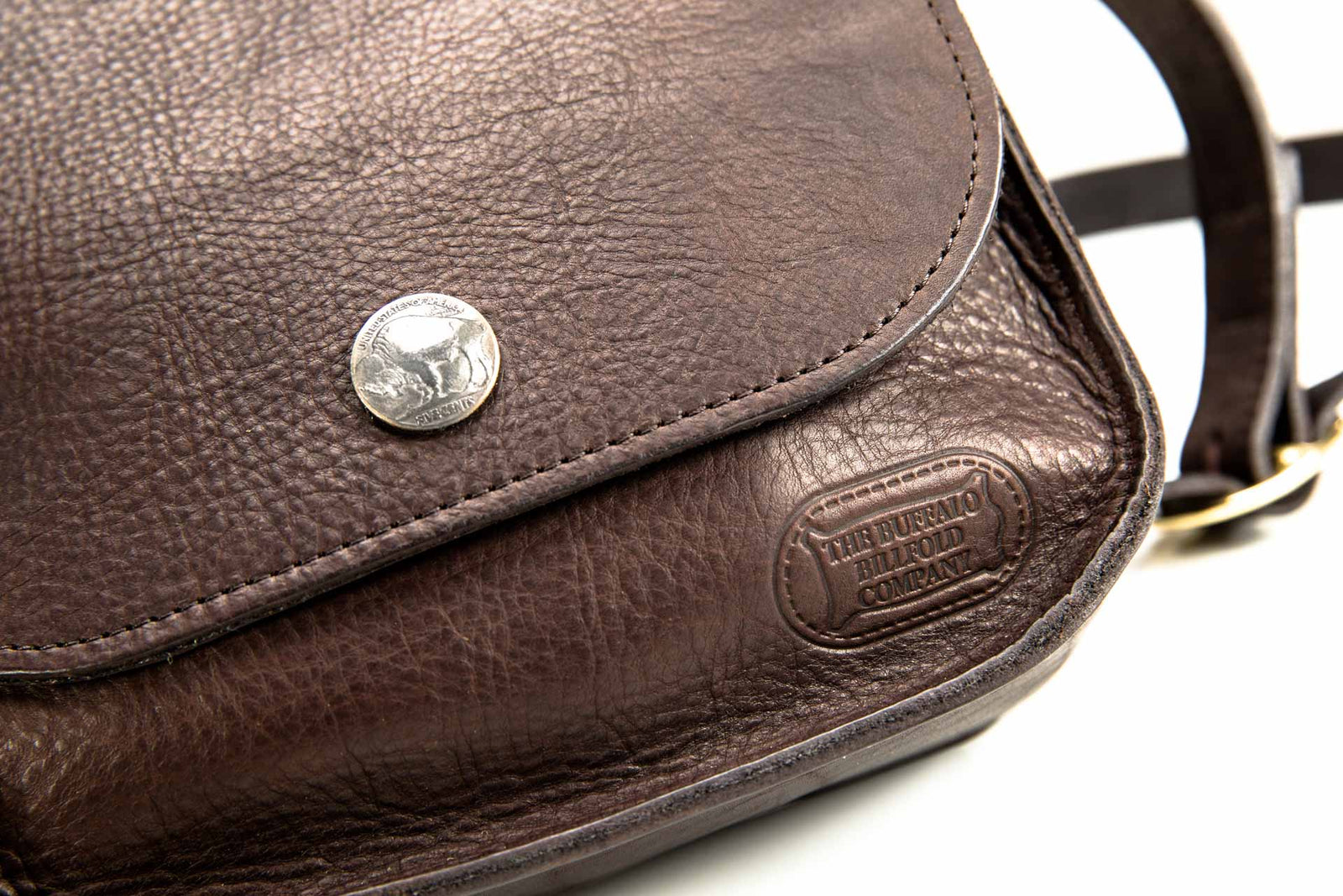 Leather Money Clip Wallet with Custom Logo – Buffalo Billfold Company