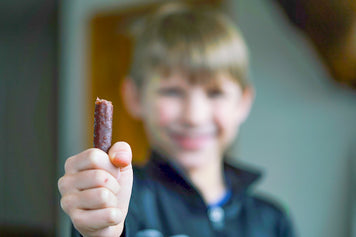 kid friendly meats snacks protein hot dogs preservative free no preservatives healthy food snack stick 100% grass fed and finished Northstar Bison humanely harvested elk beef pork