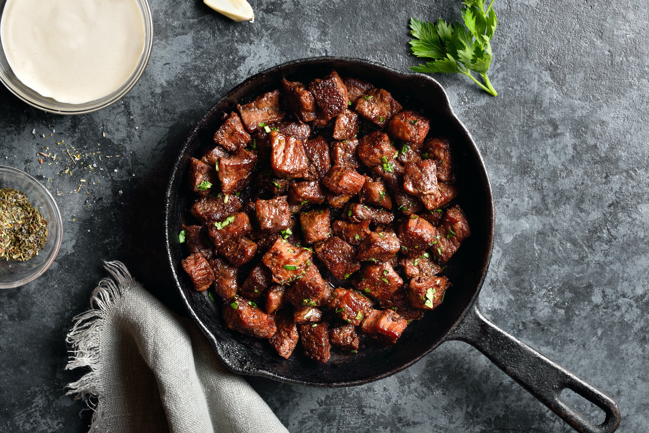 Bison Steak Bites