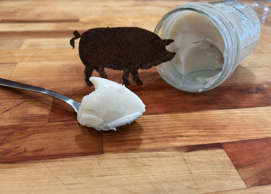 Smooth Creamy Fat. Pork Lard. Pork Fat