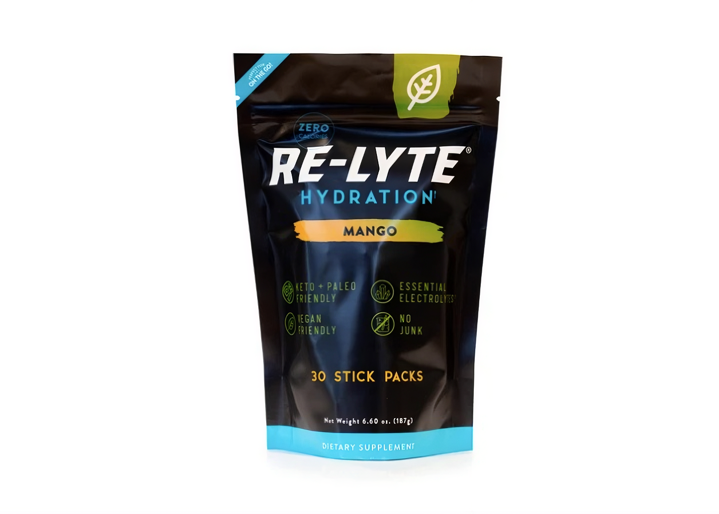 Re-Lyte Mango Hydration electrolyte drink mix with 30 stick packs