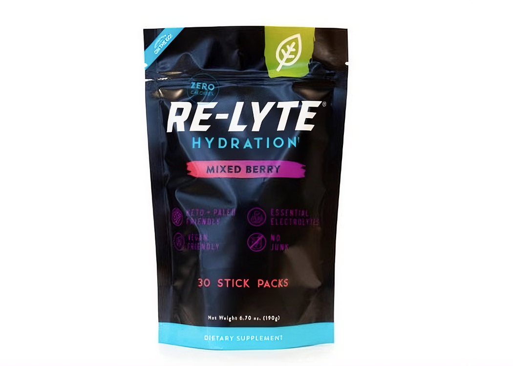 Re-Lyte Mixed Berry Hydration electrolyte drink mix with 30 stick packs