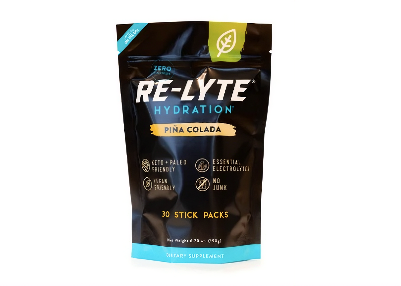 Re-Lyte Pina Colada Hydration electrolyte drink mix with 30 stick packs