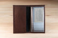 Load image into Gallery viewer, Bison Leather Checkbook Cover w/Nickel
