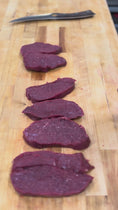 Load and play video in Gallery viewer, Bison New York Strip Loin, Whole
