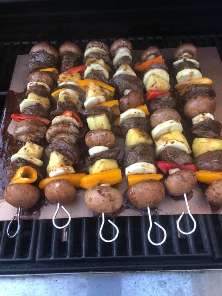 Bison Steak Kebabs