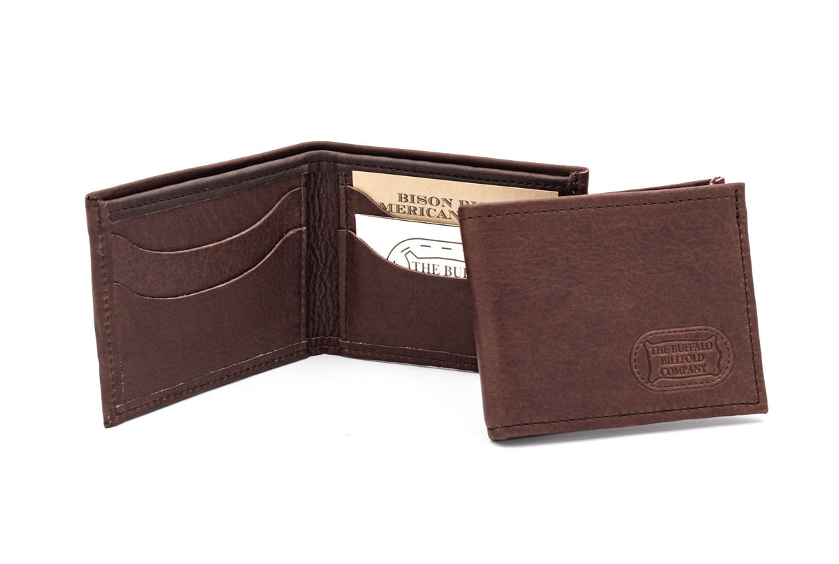 Bison Leather Wallet Bi-Fold