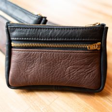 Bison Leather Giddy Up 2 Tone Purse
