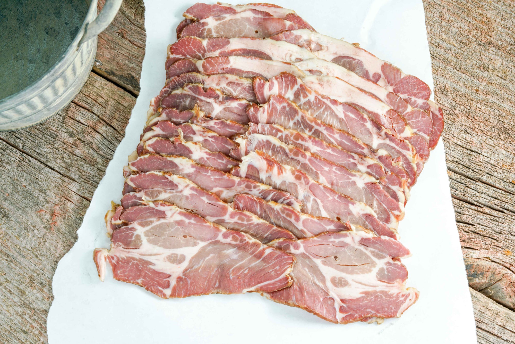 Soy-Free Smoked Pork Shoulder Bacon
