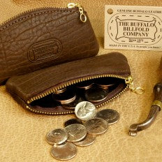 Bison Leather Annie Coin Case